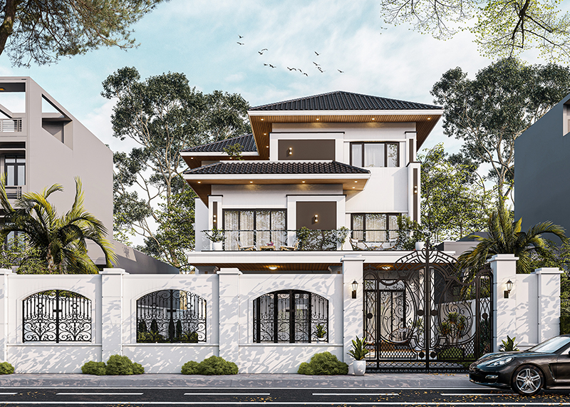 Mẫu biệt thự 2 tầng 9